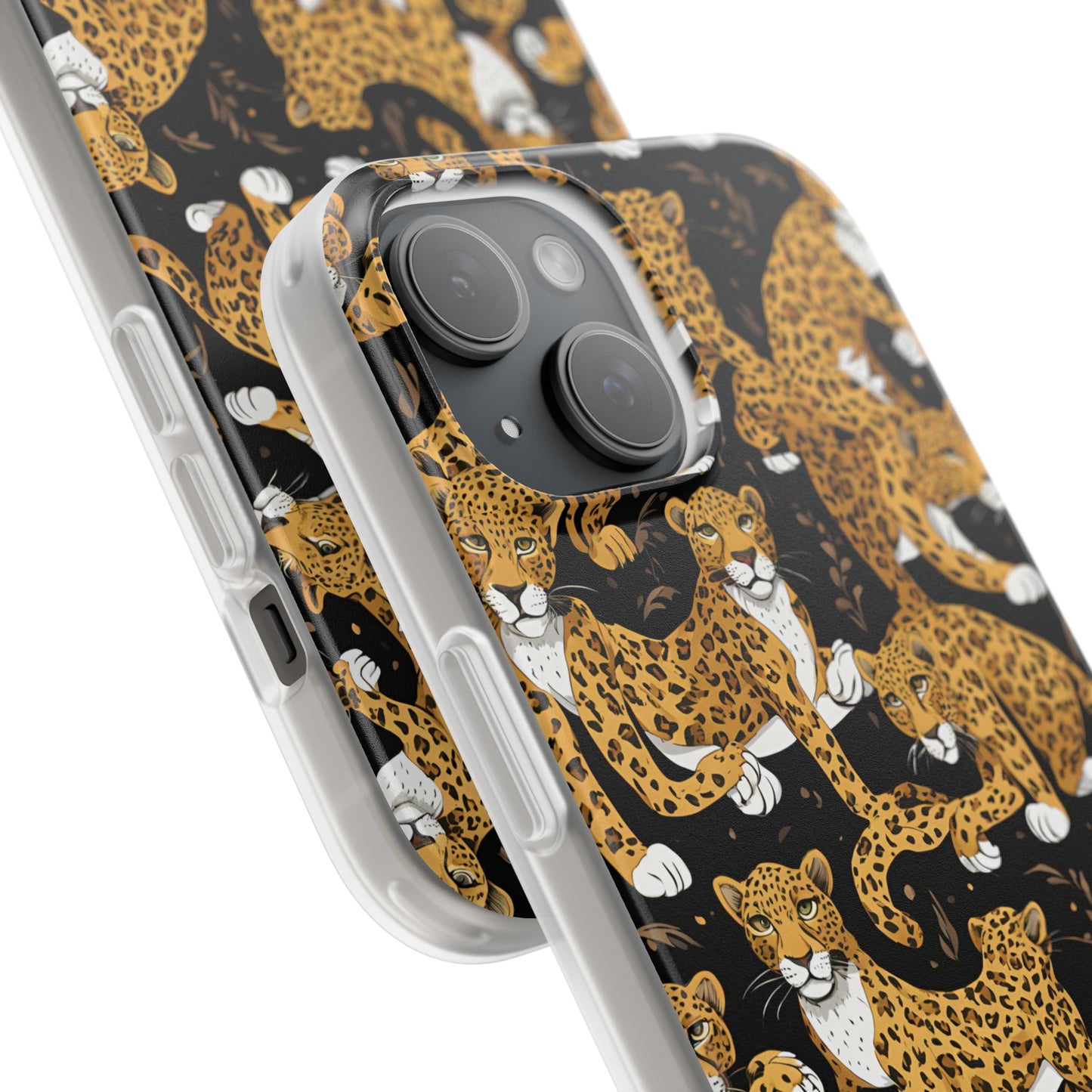 Leopard Phone Case, iPhone 15 14 13 , Samsung Galaxy Pixel Protective Case,Cat Lover Gift, Cat Lover Phone Case.Gift for Her, Gift for Mom