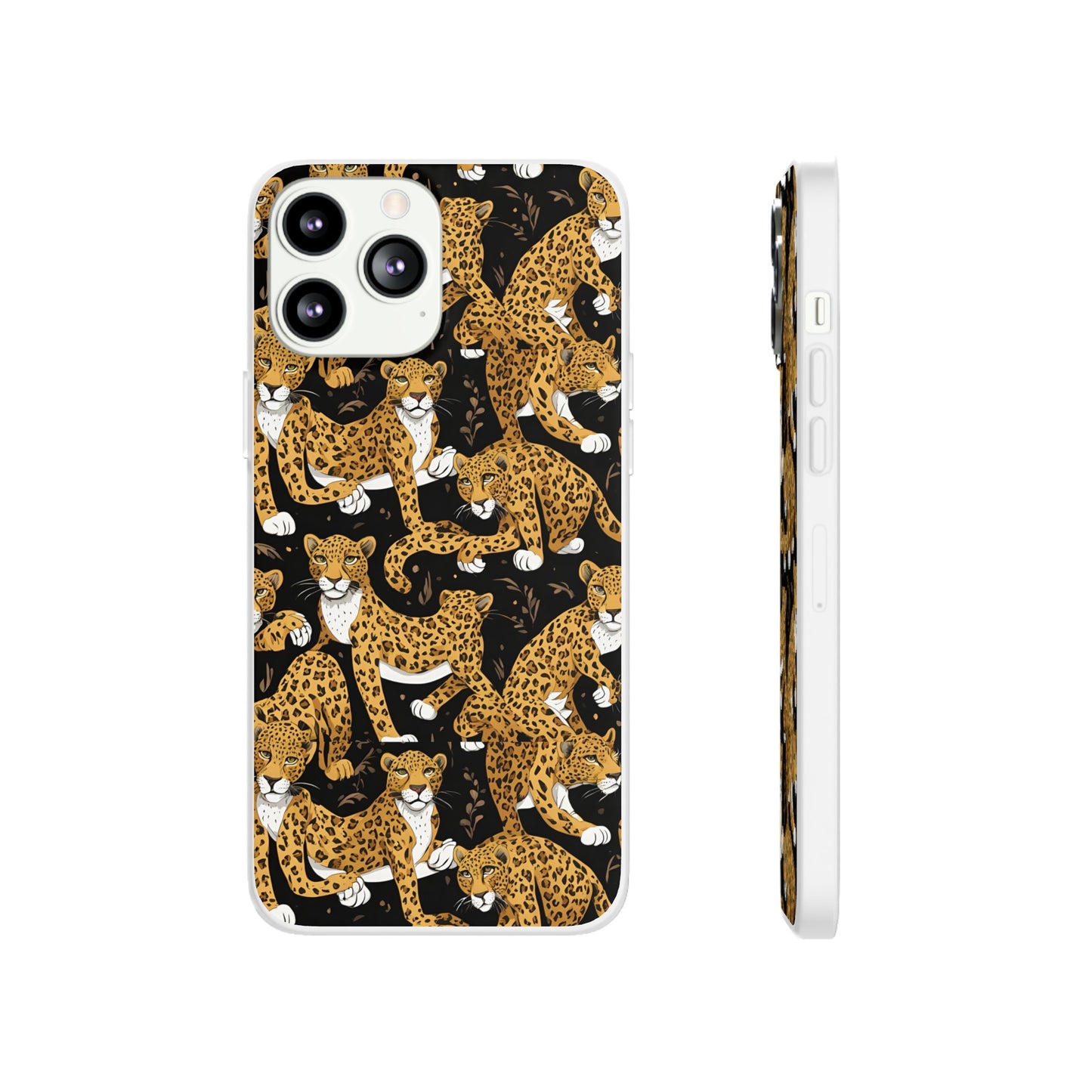 Leopard Phone Case, iPhone 15 14 13 , Samsung Galaxy Pixel Protective Case,Cat Lover Gift, Cat Lover Phone Case.Gift for Her, Gift for Mom