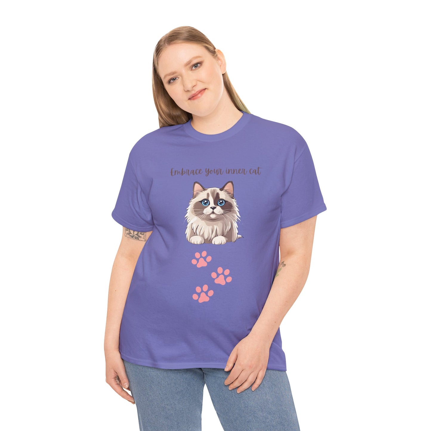 Ragdoll Cat T-Shirt Embrace Your Inner Cat Unisex Jersey Short Sleeve