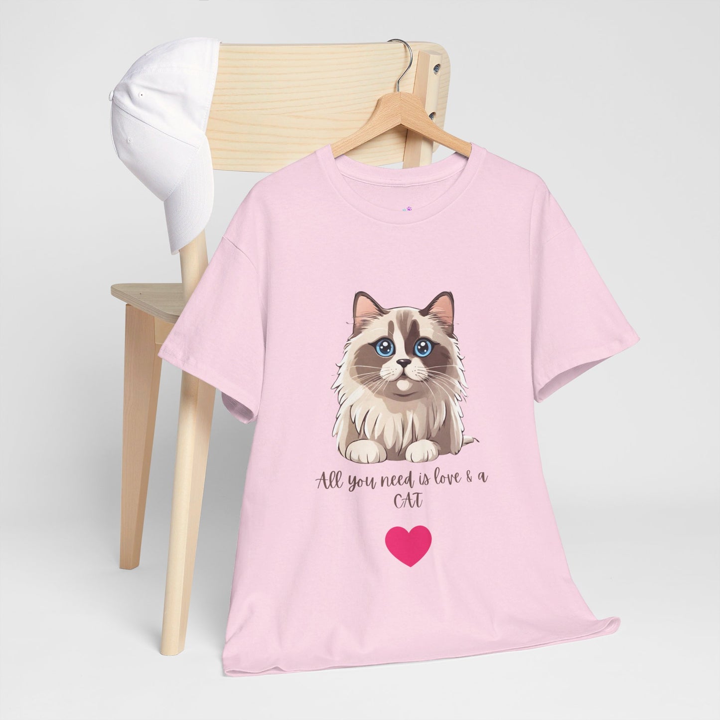 All You Need is Love and a Cat Ragdoll Unisex Jersey Short Sleeve Tee