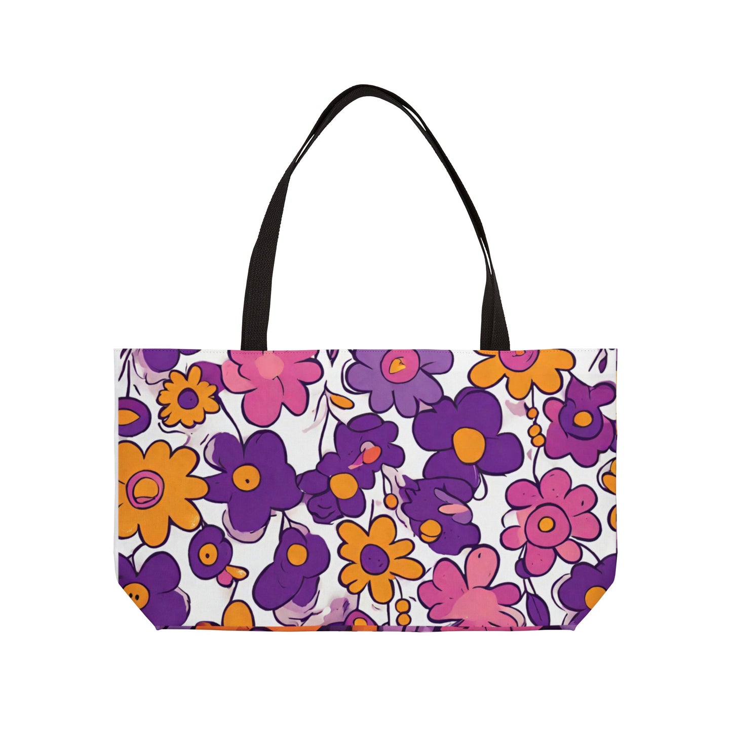 Pretty Floral Weekender /Beach Tote Bag