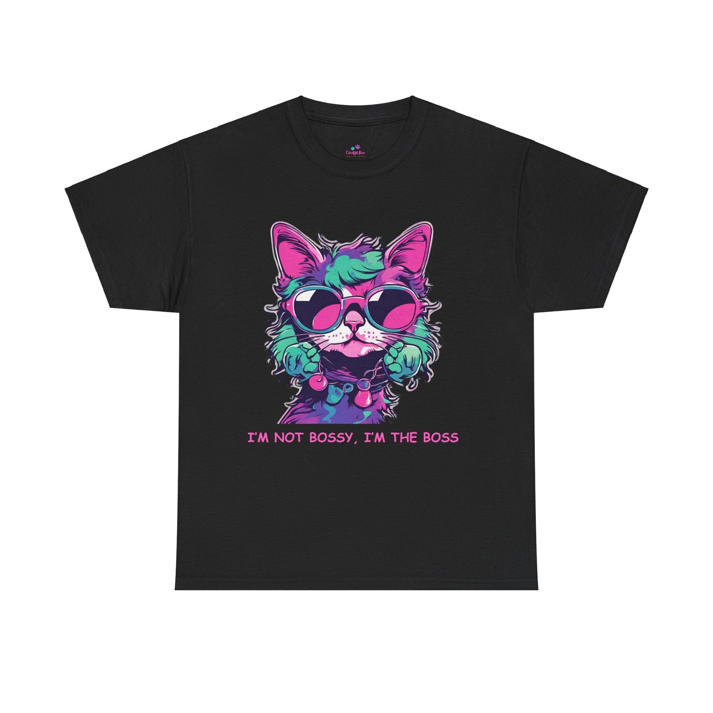 Cat T-Shirt, I'm not Bossy , I'm the Boss Unisex Jersey Short Sleeve Cat T-Shirt