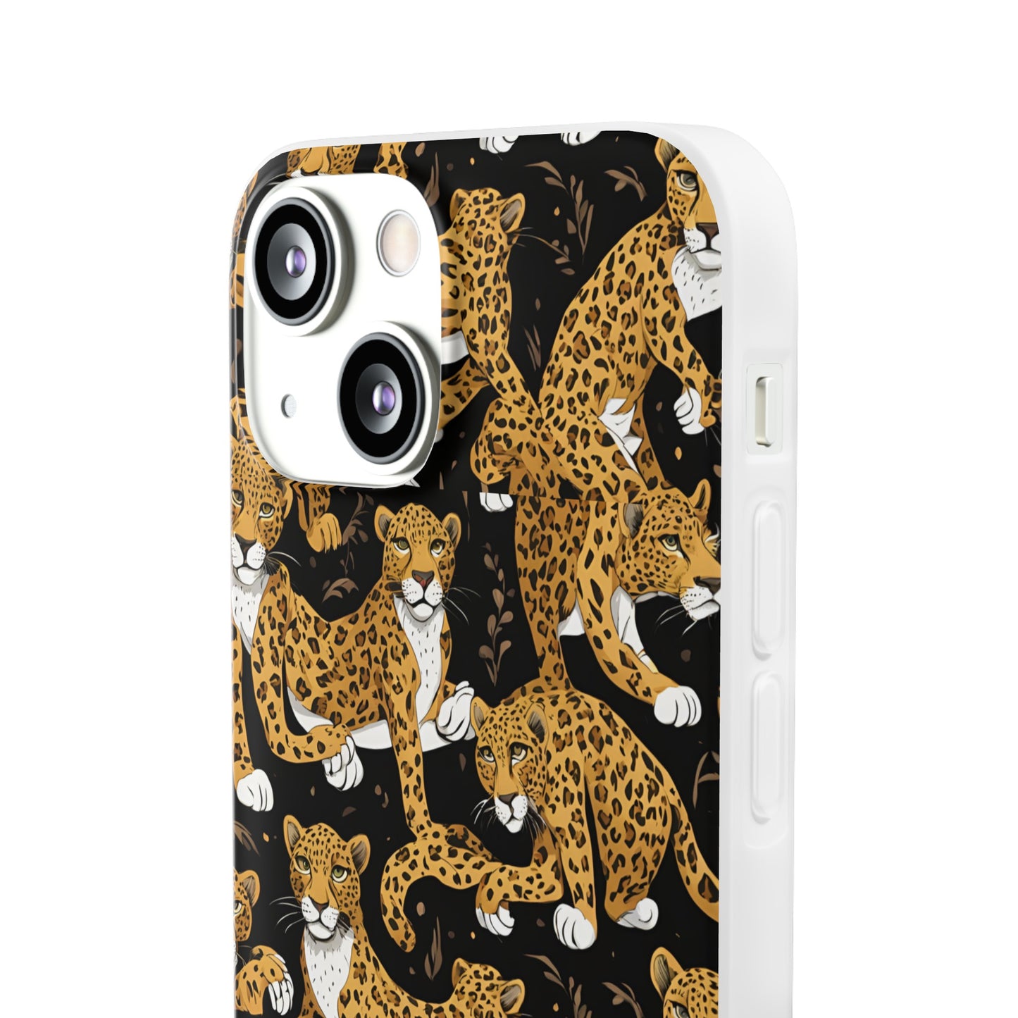 Leopard Phone Case, iPhone 15 14 13 , Samsung Galaxy Pixel Protective Case,Cat Lover Gift, Cat Lover Phone Case.Gift for Her, Gift for Mom