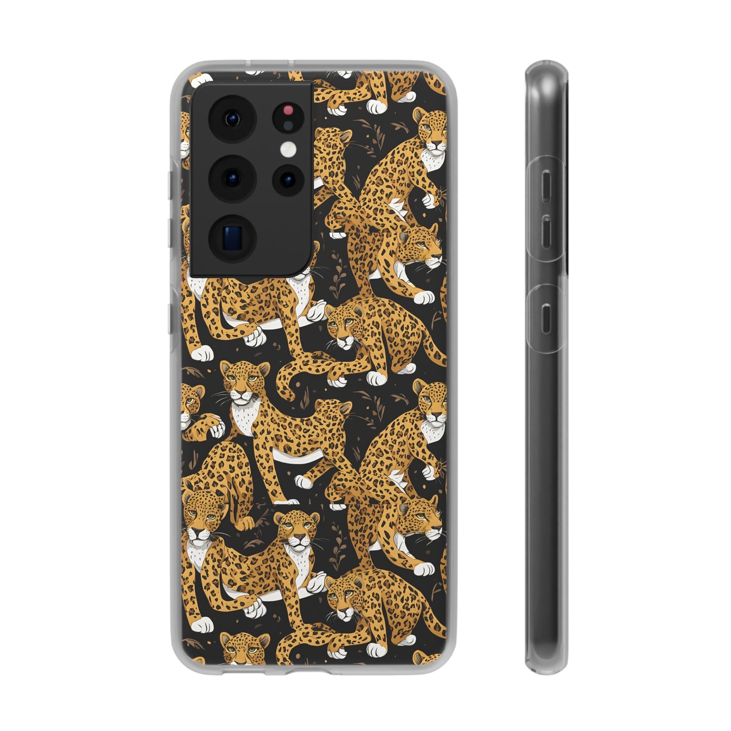 Leopard Phone Case, iPhone 15 14 13 , Samsung Galaxy Pixel Protective Case,Cat Lover Gift, Cat Lover Phone Case.Gift for Her, Gift for Mom