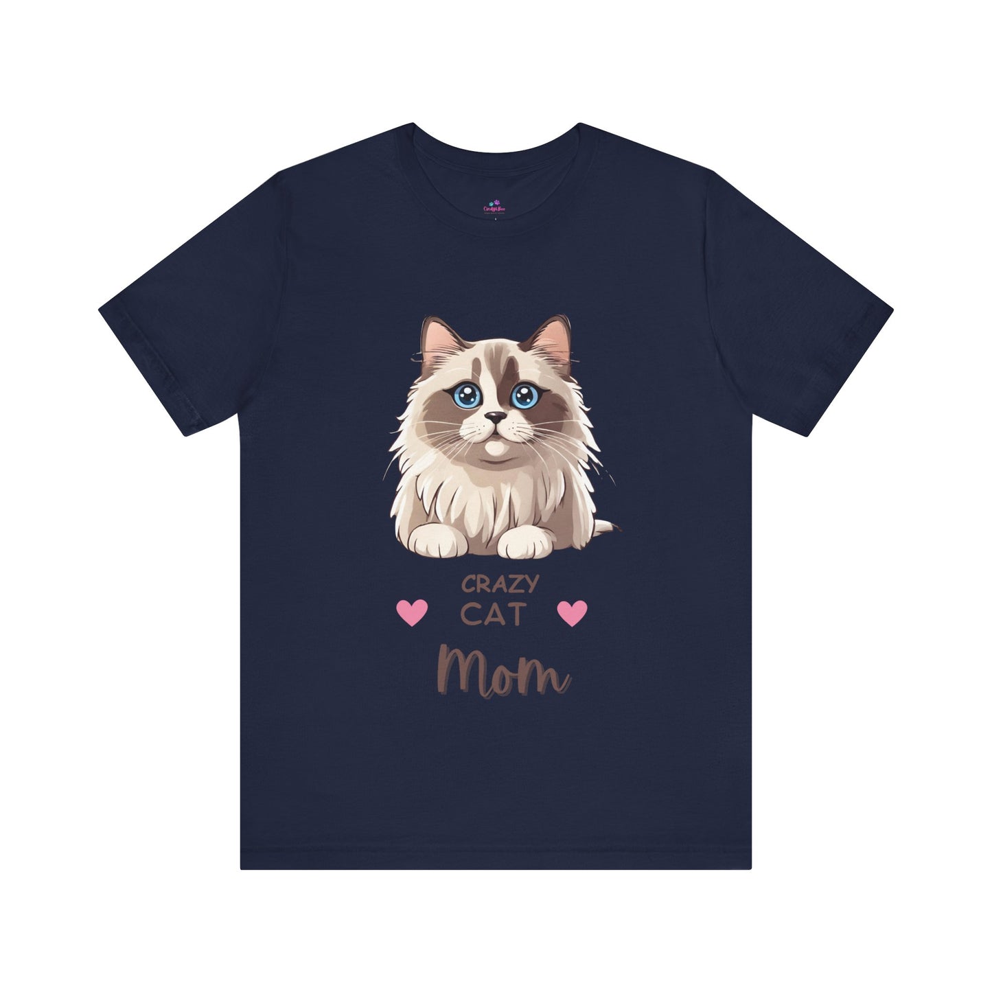 Crazy Cat Mom Ragdoll Unisex Jersey Short Sleeve Tee  Cat Funny Cat Love  Kitten Kids Tee Animal Lover Gift