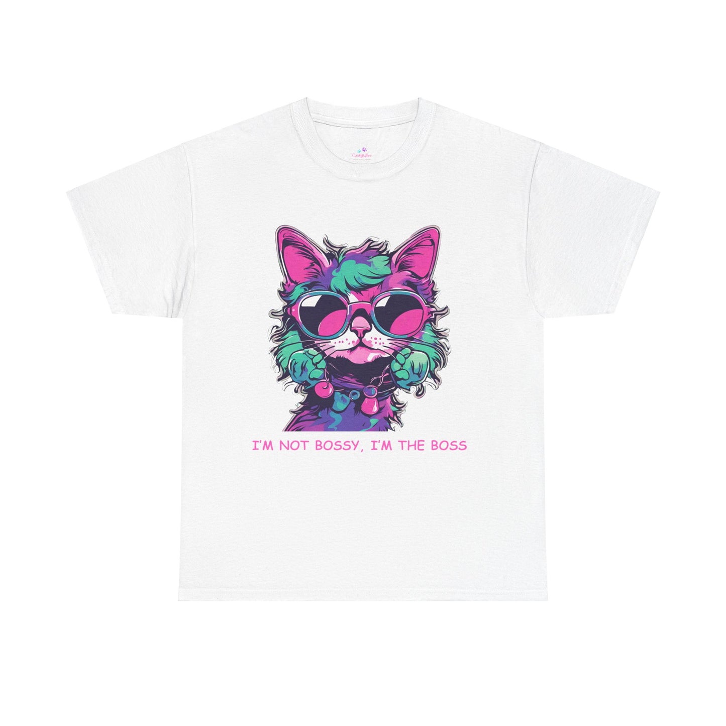 Cat T-Shirt, I'm not Bossy , I'm the Boss Unisex Jersey Short Sleeve Cat T-Shirt