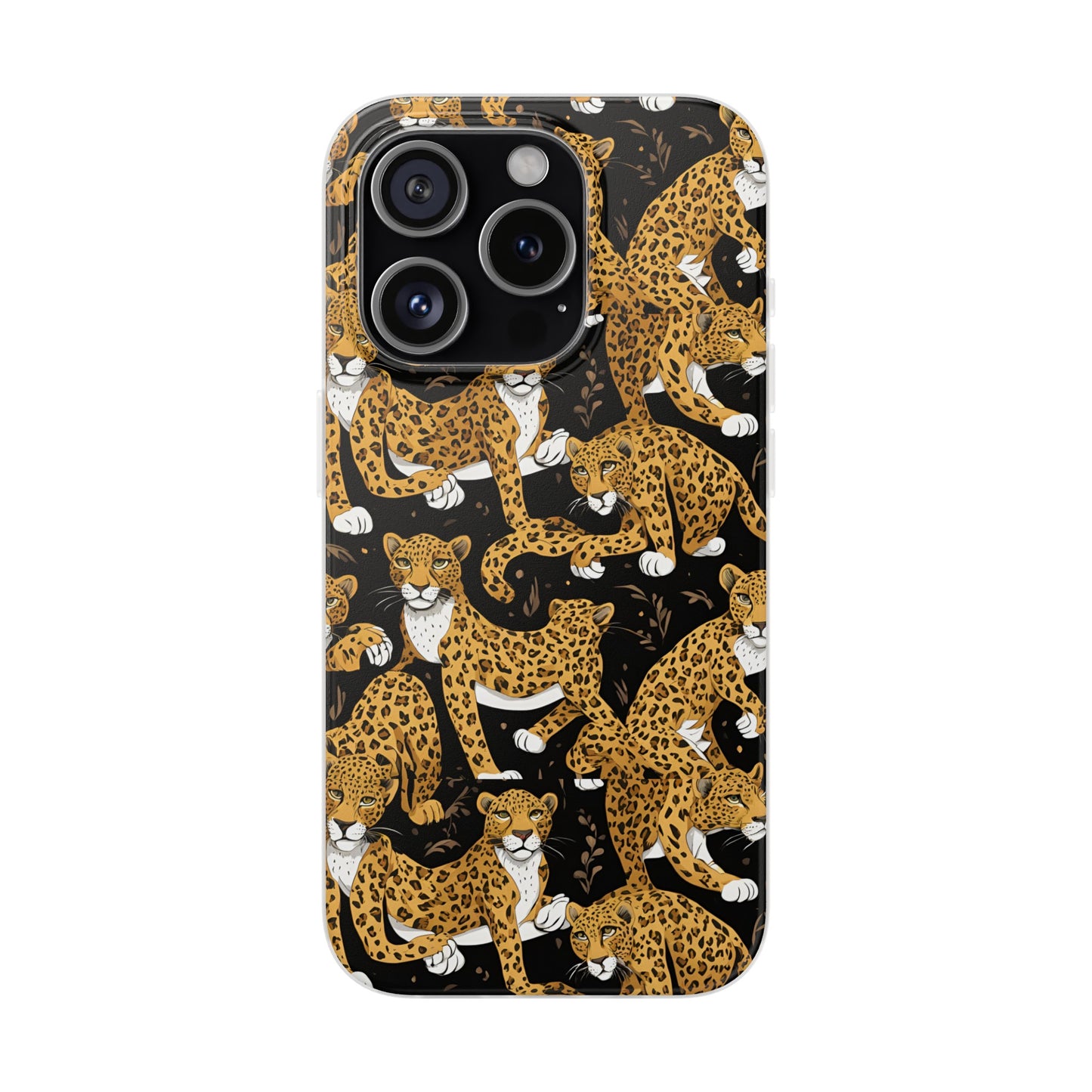 Leopard Phone Case, iPhone 15 14 13 , Samsung Galaxy Pixel Protective Case,Cat Lover Gift, Cat Lover Phone Case.Gift for Her, Gift for Mom