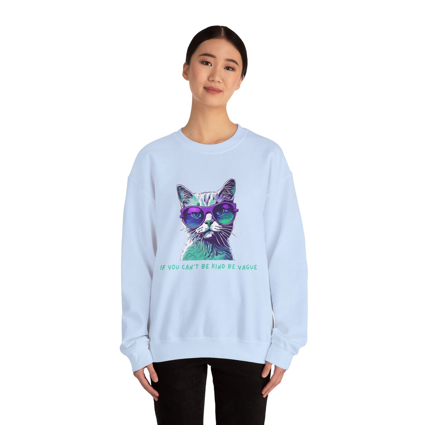 Sassy Cat Lover Unisex Heavy Blend™ Crewneck Sweatshirt