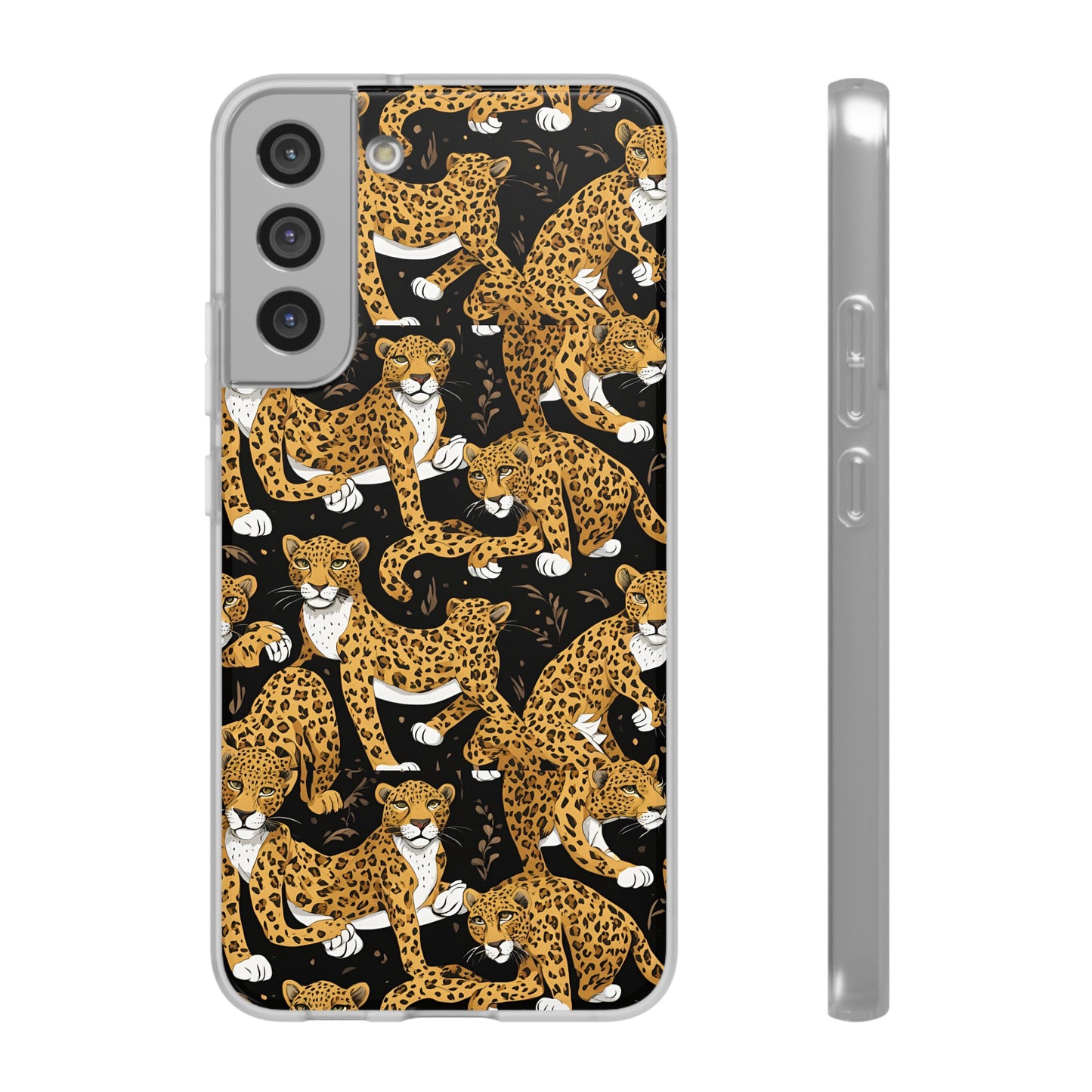 Leopard Phone Case, iPhone 15 14 13 , Samsung Galaxy Pixel Protective Case,Cat Lover Gift, Cat Lover Phone Case.Gift for Her, Gift for Mom