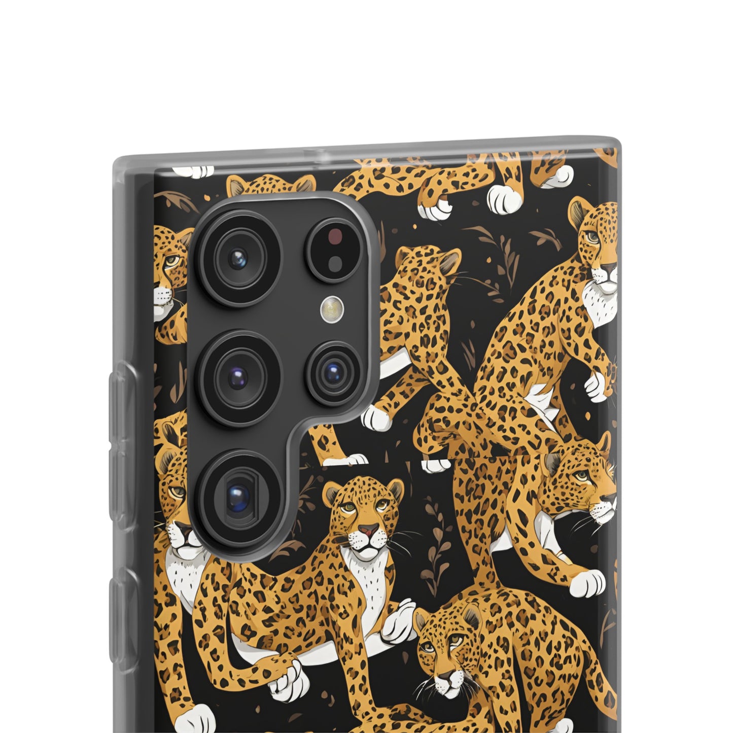 Leopard Phone Case, iPhone 15 14 13 , Samsung Galaxy Pixel Protective Case,Cat Lover Gift, Cat Lover Phone Case.Gift for Her, Gift for Mom