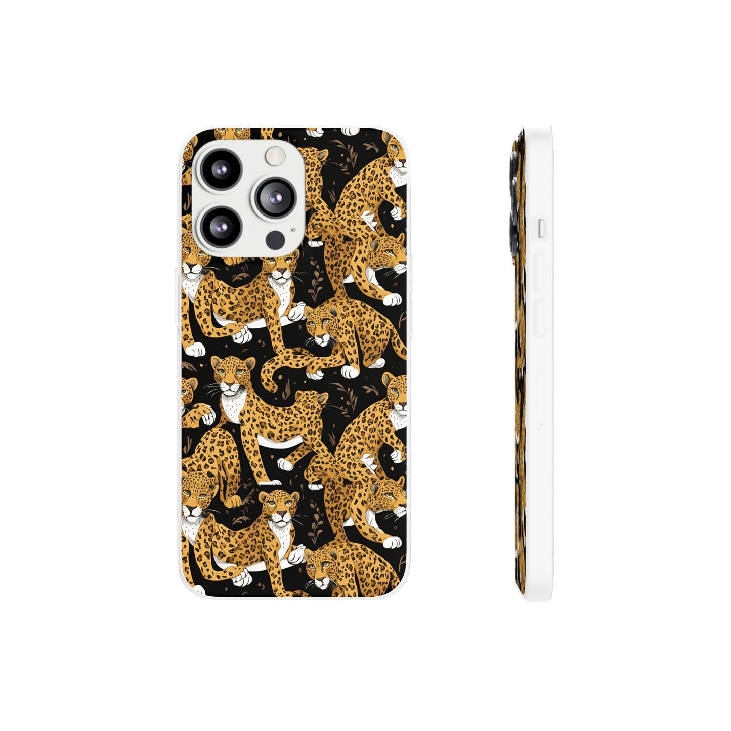 Leopard Phone Case, iPhone 15 14 13 , Samsung Galaxy Pixel Protective Case,Cat Lover Gift, Cat Lover Phone Case.Gift for Her, Gift for Mom