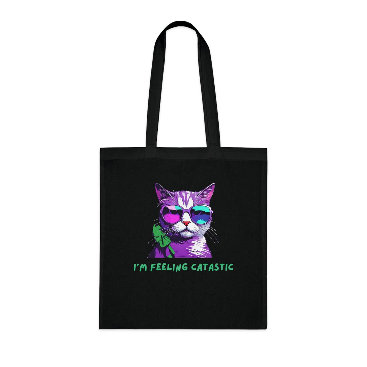 Cotton Tote Cute Sassy I'm Feeling Catastic Cotton Tote