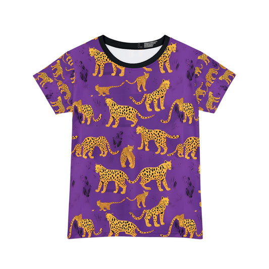 Purple Leopard Print Shirt, Cat Lover Shirt, Big Cat Lover Gift, Gift for Women, Gift for Her, Ladies Tee, Summer TShirt, Gift for Mom