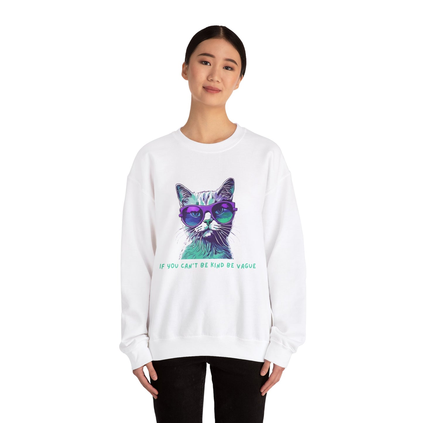 Sassy Cat Lover Unisex Heavy Blend™ Crewneck Sweatshirt