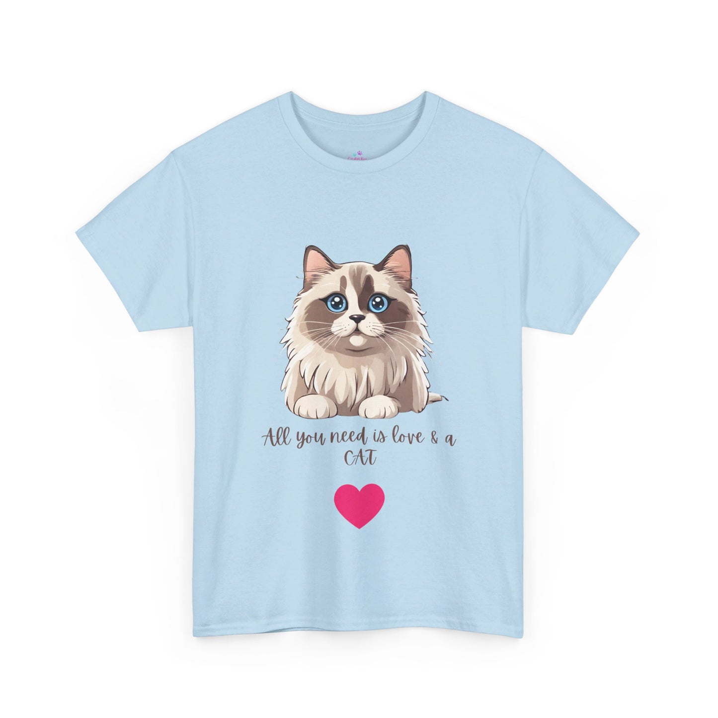 All You Need is Love and a Cat Ragdoll Unisex Jersey Short Sleeve Tee