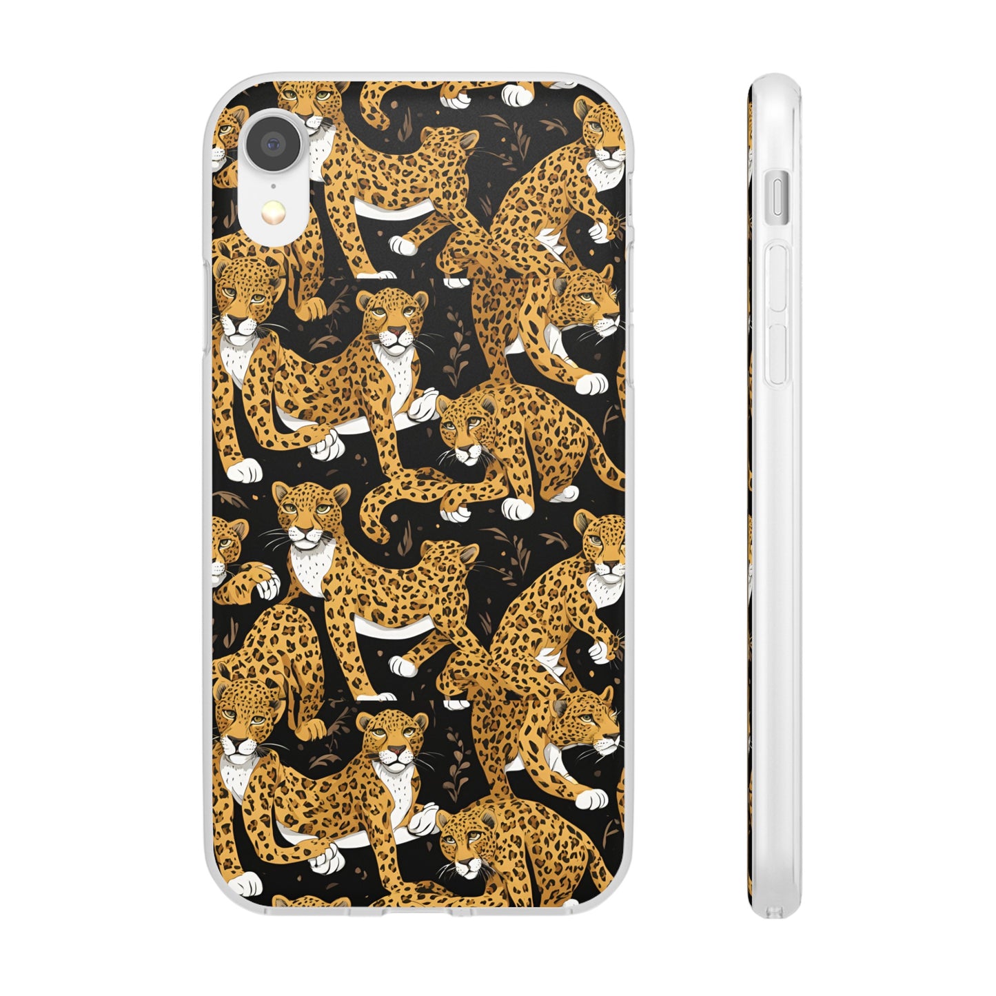 Leopard Phone Case, iPhone 15 14 13 , Samsung Galaxy Pixel Protective Case,Cat Lover Gift, Cat Lover Phone Case.Gift for Her, Gift for Mom