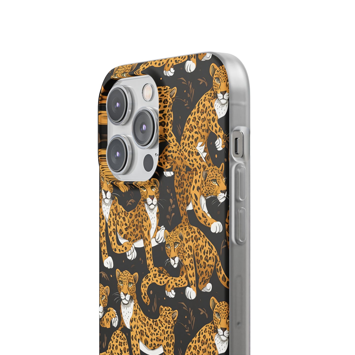 Leopard Phone Case, iPhone 15 14 13 , Samsung Galaxy Pixel Protective Case,Cat Lover Gift, Cat Lover Phone Case.Gift for Her, Gift for Mom