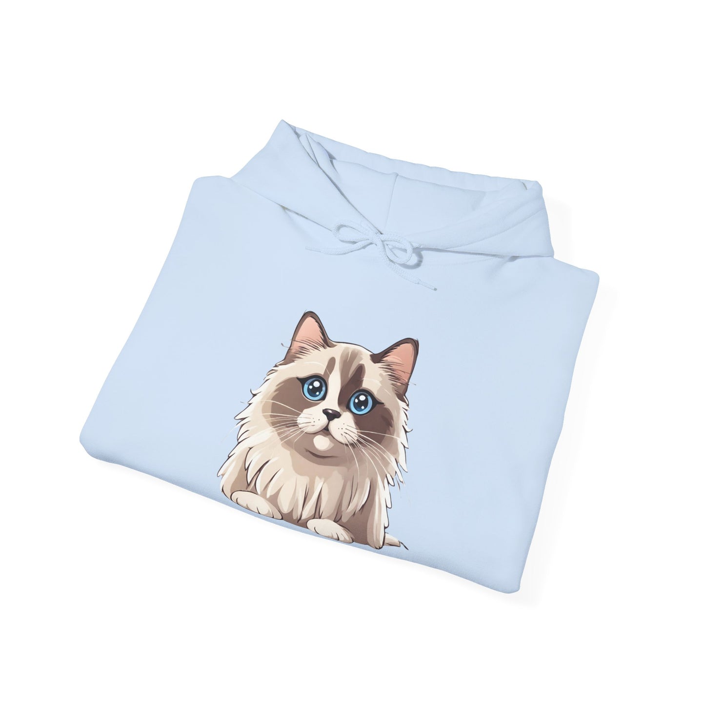 Cute Ragdoll Life is Meowtastic Unisex Heavy Blend™ Hooded Sweatshirt