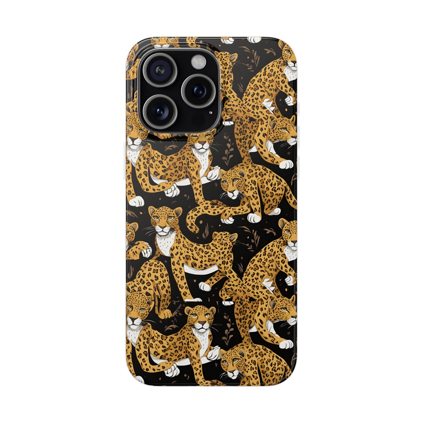 Leopard Phone Case, iPhone 15 14 13 , Samsung Galaxy Pixel Protective Case,Cat Lover Gift, Cat Lover Phone Case.Gift for Her, Gift for Mom