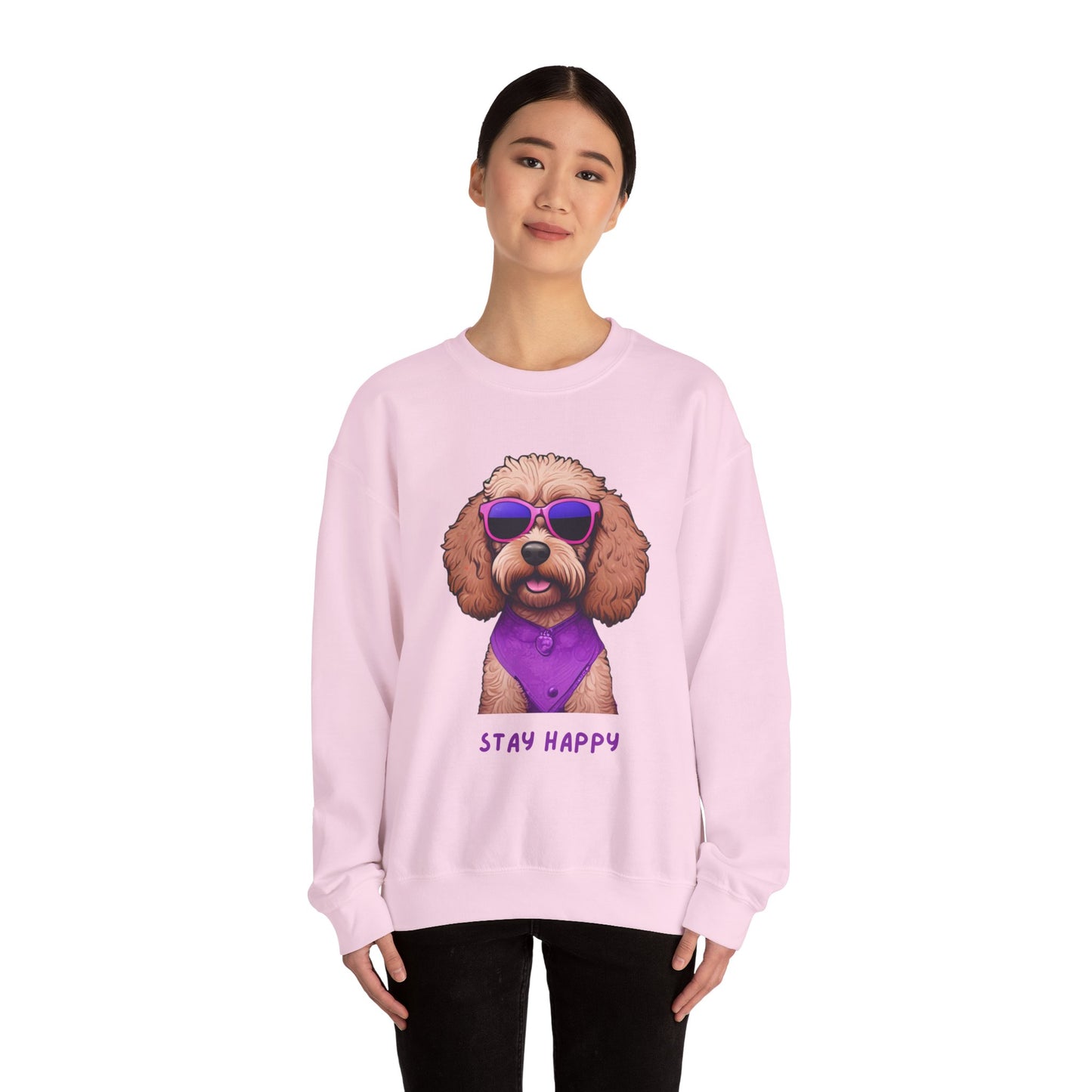 Dog Sweatshirt Cute Cockapoo Dog Lover Unisex Heavy Blend™ Crewneck Sweatshirt