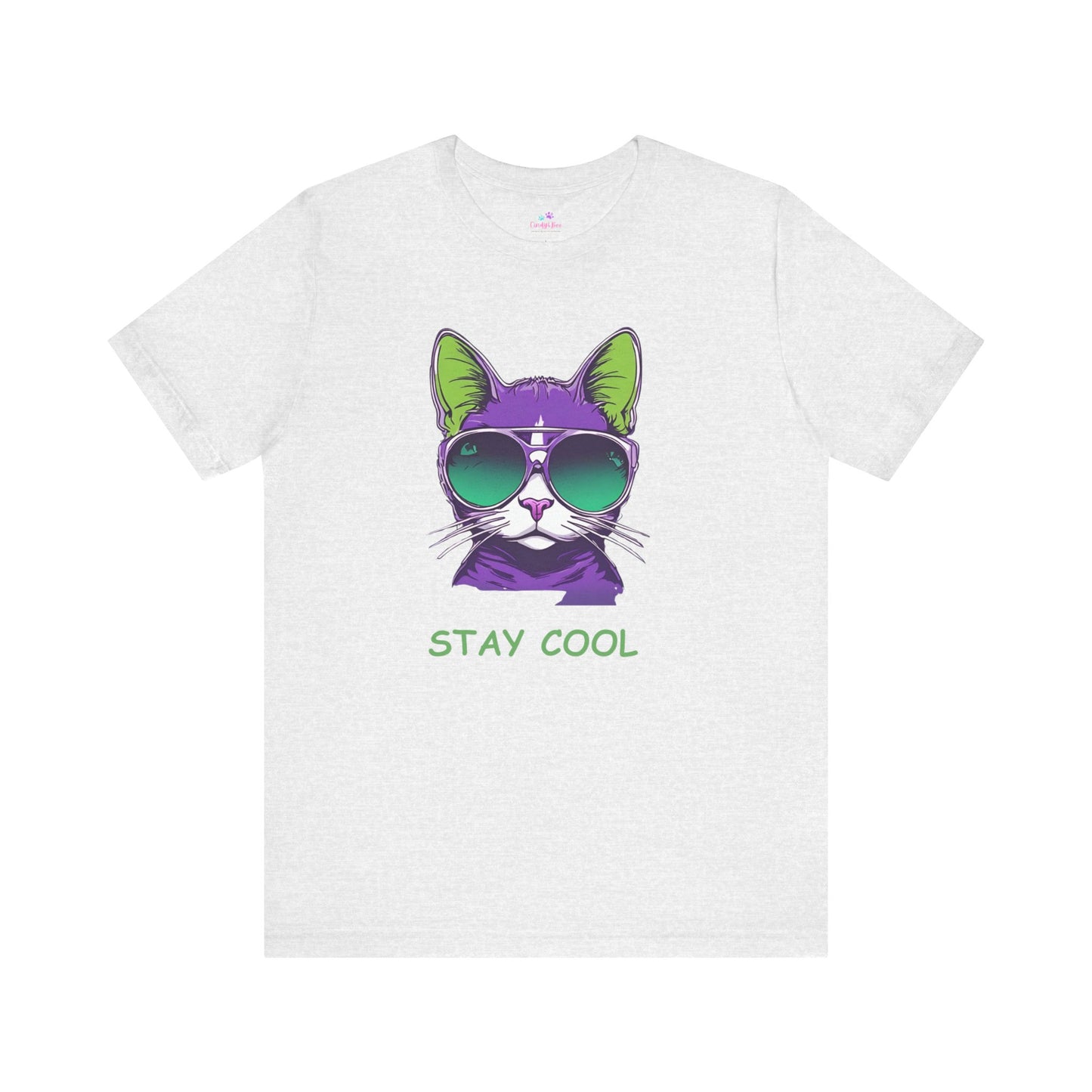 Cat T-Shirt Stay Cool Unisex Jersey Short Sleeve Cat T-Shirt