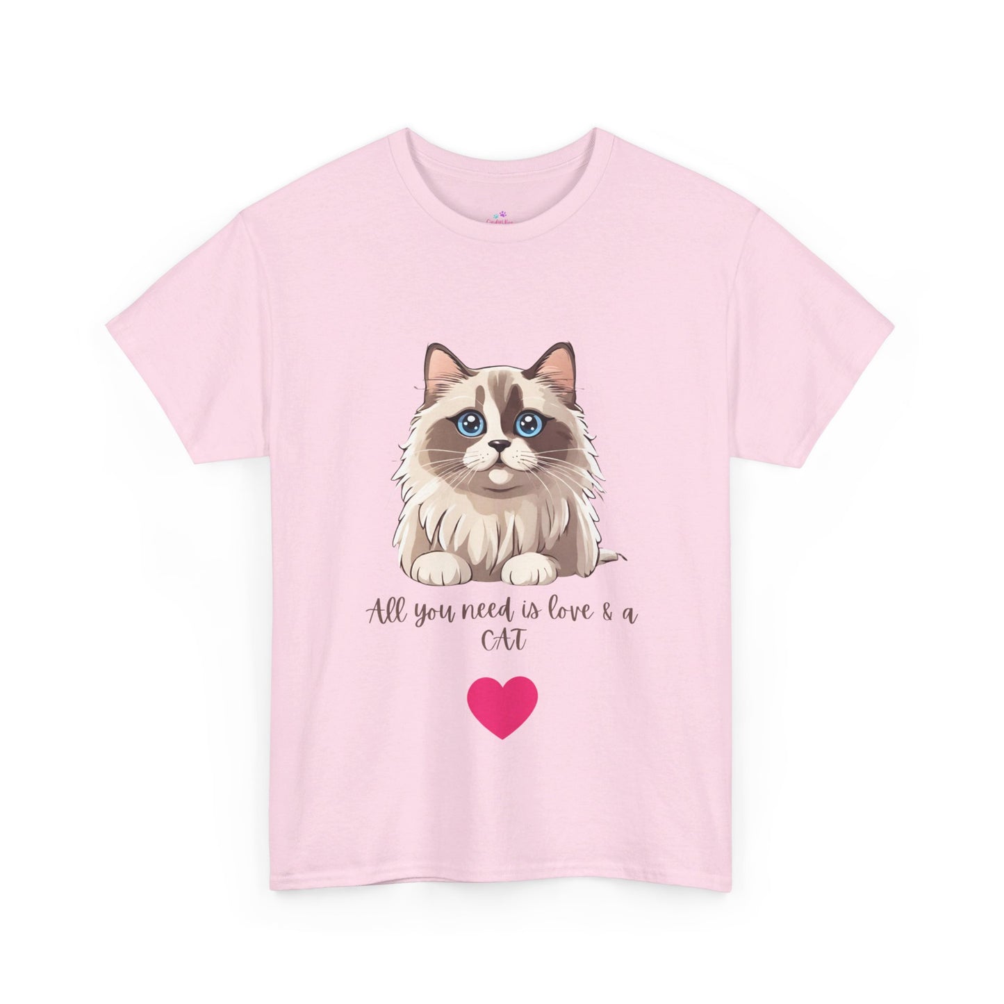 All You Need is Love and a Cat Ragdoll Unisex Jersey Short Sleeve Tee