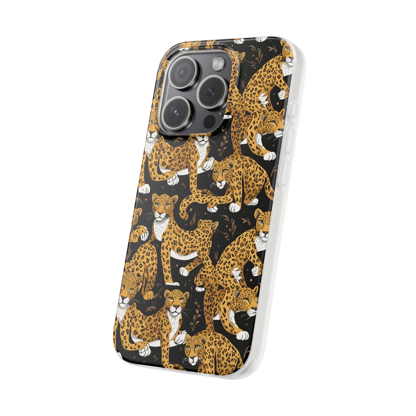 Leopard Phone Case, iPhone 15 14 13 , Samsung Galaxy Pixel Protective Case,Cat Lover Gift, Cat Lover Phone Case.Gift for Her, Gift for Mom