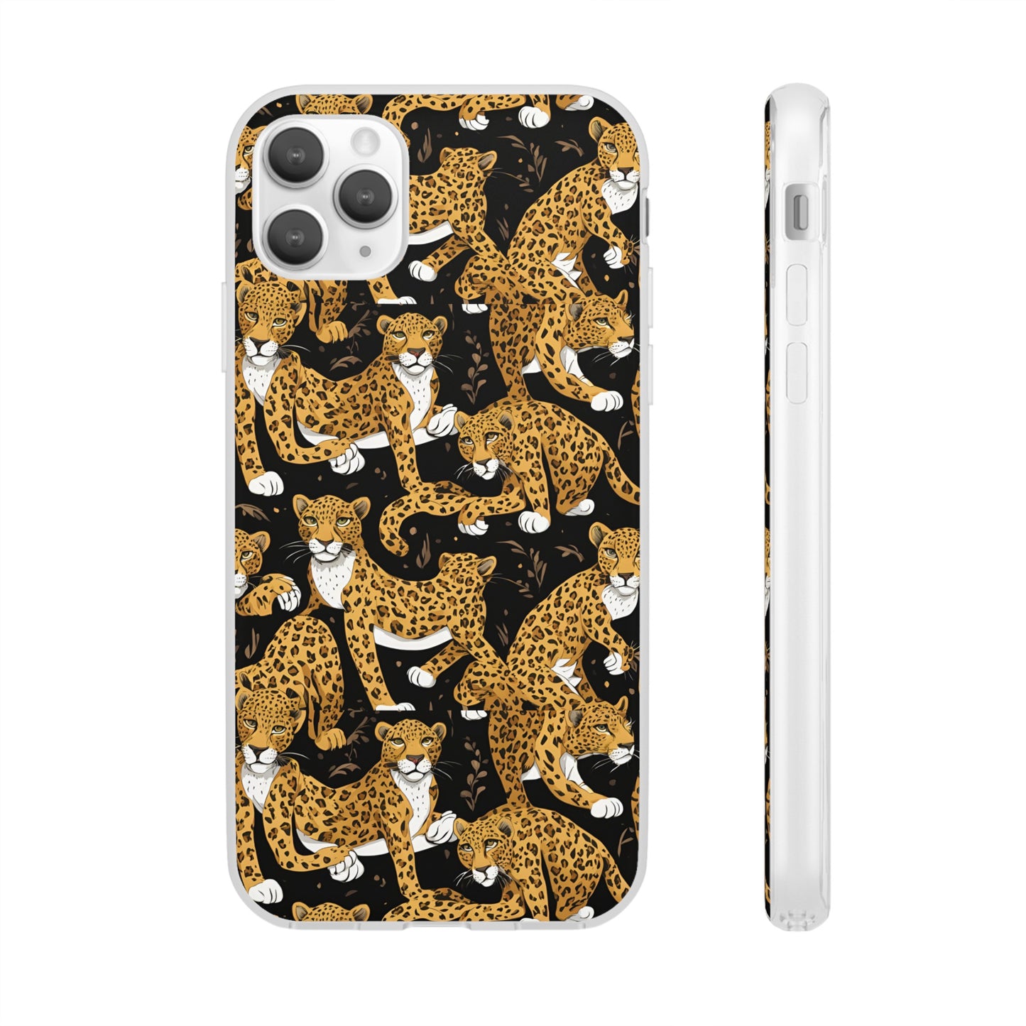 Leopard Phone Case, iPhone 15 14 13 , Samsung Galaxy Pixel Protective Case,Cat Lover Gift, Cat Lover Phone Case.Gift for Her, Gift for Mom