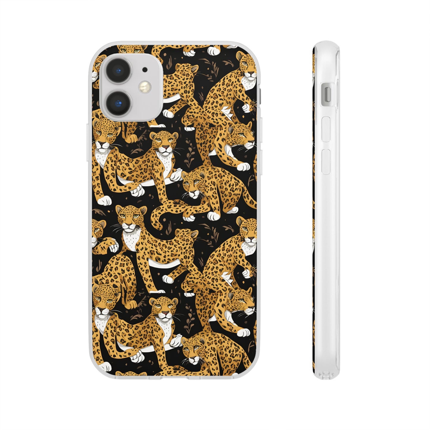 Leopard Phone Case, iPhone 15 14 13 , Samsung Galaxy Pixel Protective Case,Cat Lover Gift, Cat Lover Phone Case.Gift for Her, Gift for Mom