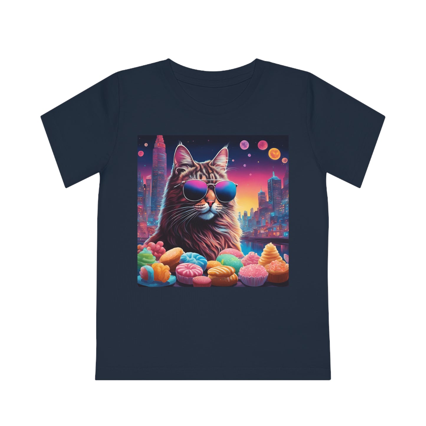 Kids' Cat Sweets Shirt, Kids Tee, Cat Lover Kids Shirt, Kids Gift, Gift for Teenager, Gift for Kids, Gift for Her, Gift for Him, Cat Shirt