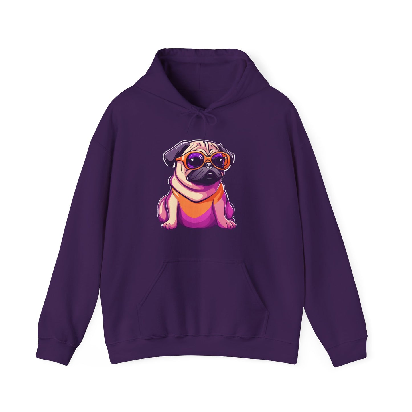 Cool Sassy Pug Unisex Heavy Blend™ Hooded Sweatshirt