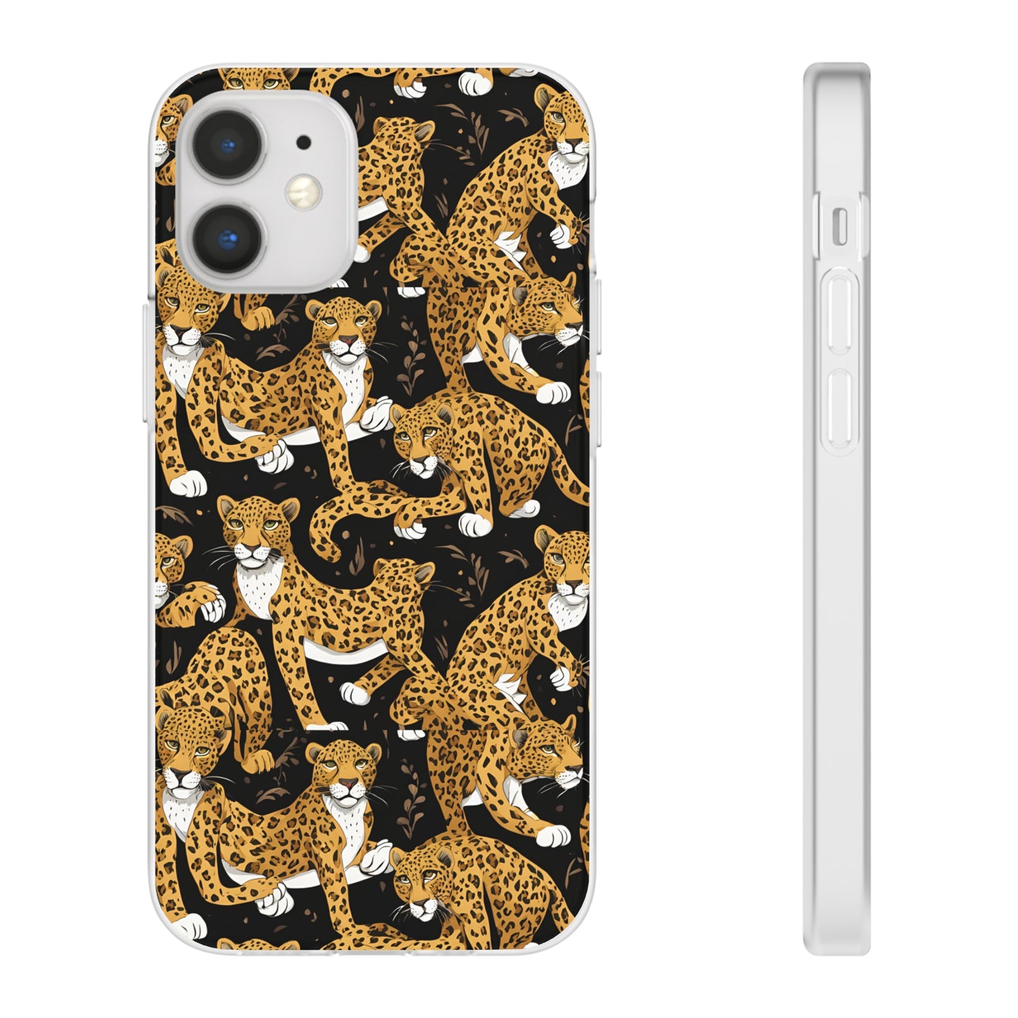 Leopard Phone Case, iPhone 15 14 13 , Samsung Galaxy Pixel Protective Case,Cat Lover Gift, Cat Lover Phone Case.Gift for Her, Gift for Mom