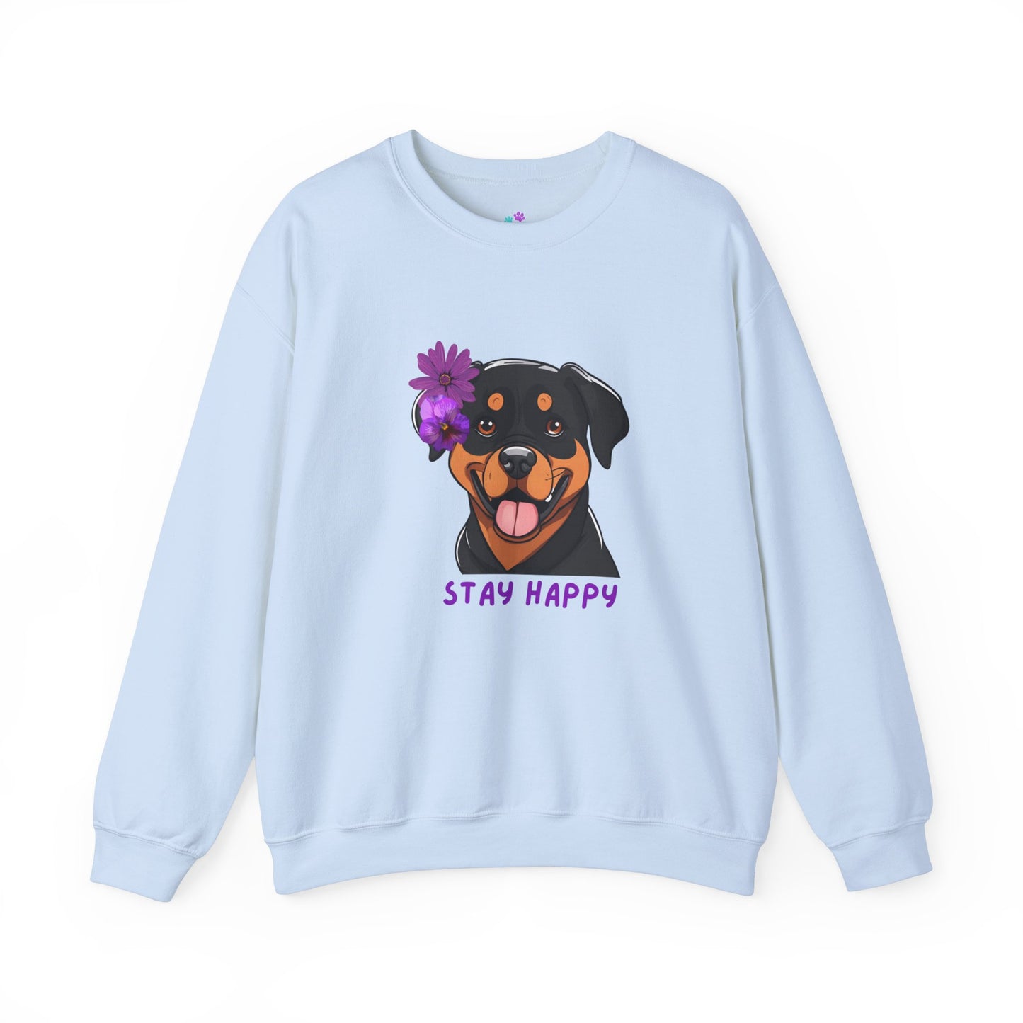 Dog Sweatshirt Cute Rottweiler Dog Lover Unisex Heavy Blend™ Crewneck Sweatshirt