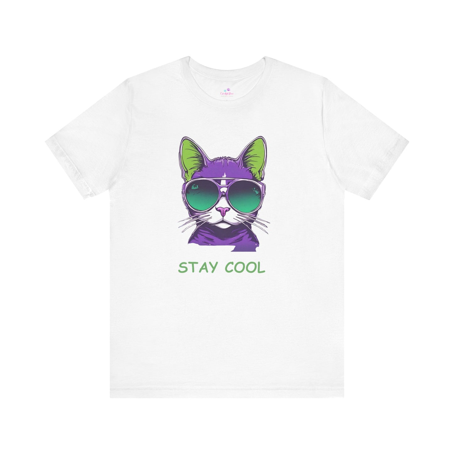 Cat T-Shirt Stay Cool Unisex Jersey Short Sleeve Cat T-Shirt