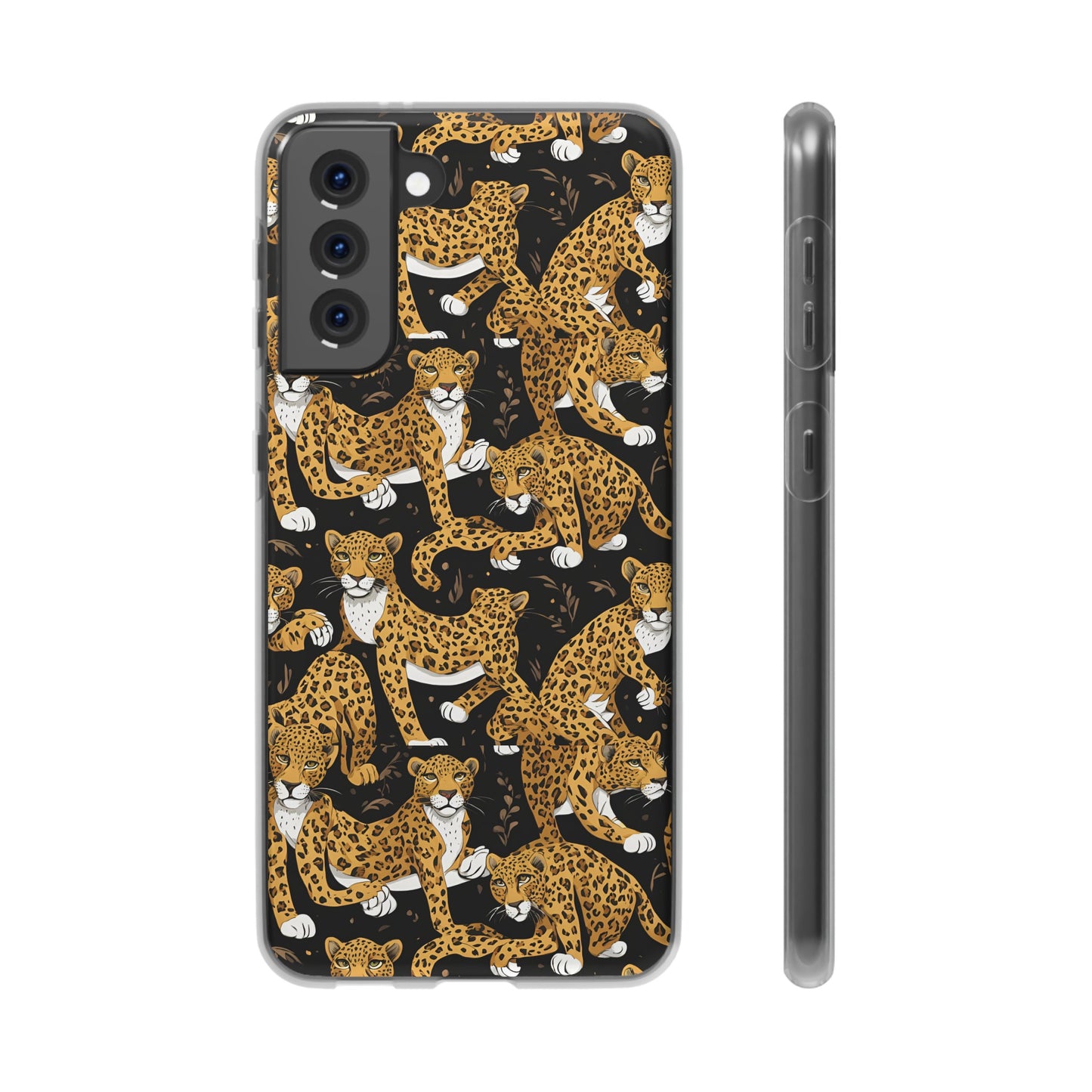 Leopard Phone Case, iPhone 15 14 13 , Samsung Galaxy Pixel Protective Case,Cat Lover Gift, Cat Lover Phone Case.Gift for Her, Gift for Mom