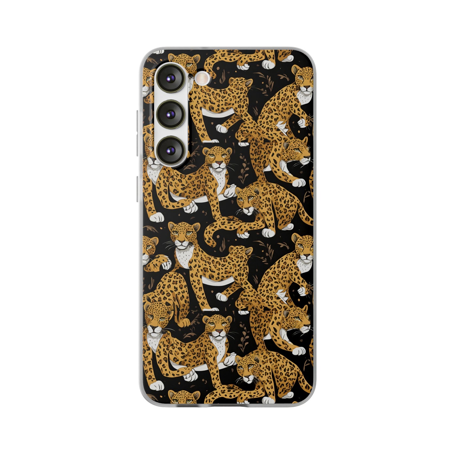 Leopard Phone Case, iPhone 15 14 13 , Samsung Galaxy Pixel Protective Case,Cat Lover Gift, Cat Lover Phone Case.Gift for Her, Gift for Mom