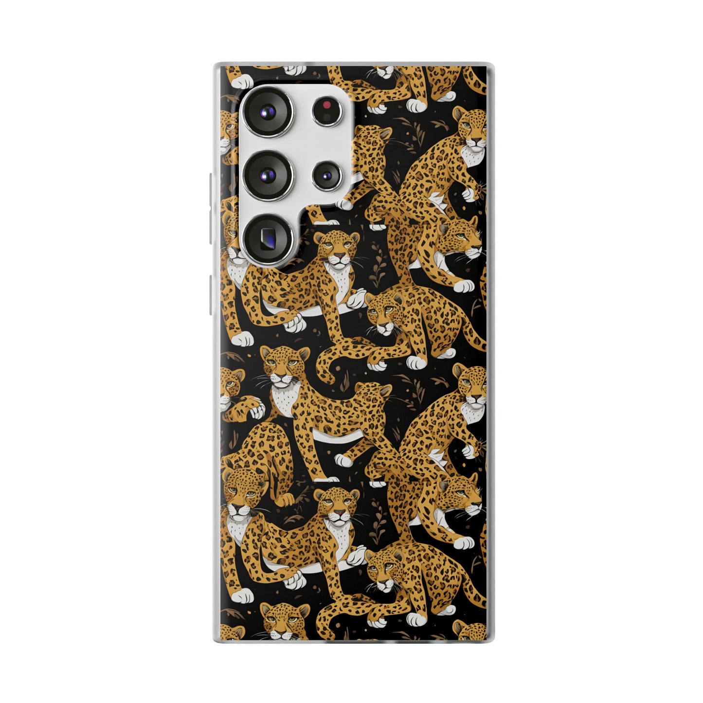 Leopard Phone Case, iPhone 15 14 13 , Samsung Galaxy Pixel Protective Case,Cat Lover Gift, Cat Lover Phone Case.Gift for Her, Gift for Mom