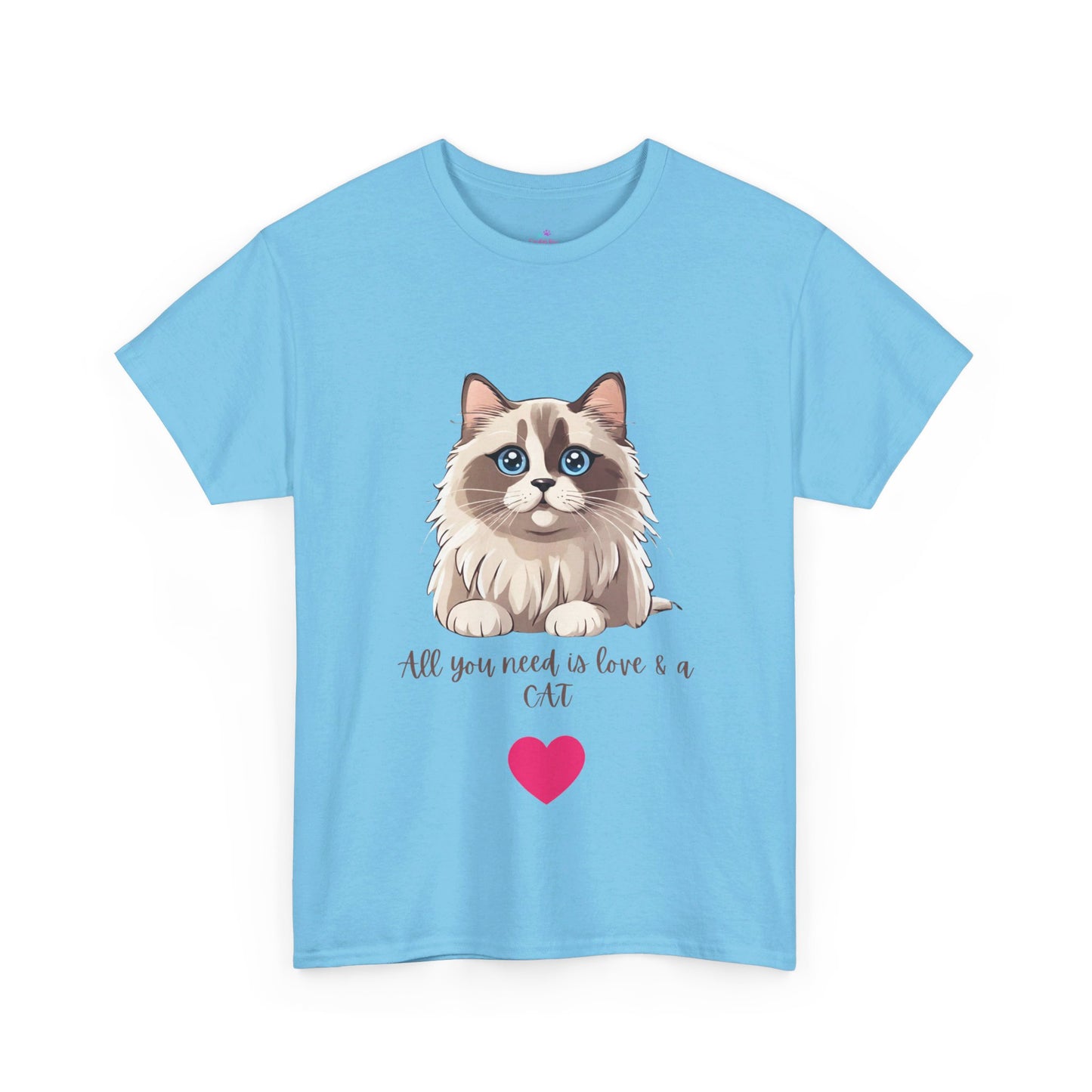 All You Need is Love and a Cat Ragdoll Unisex Jersey Short Sleeve Tee