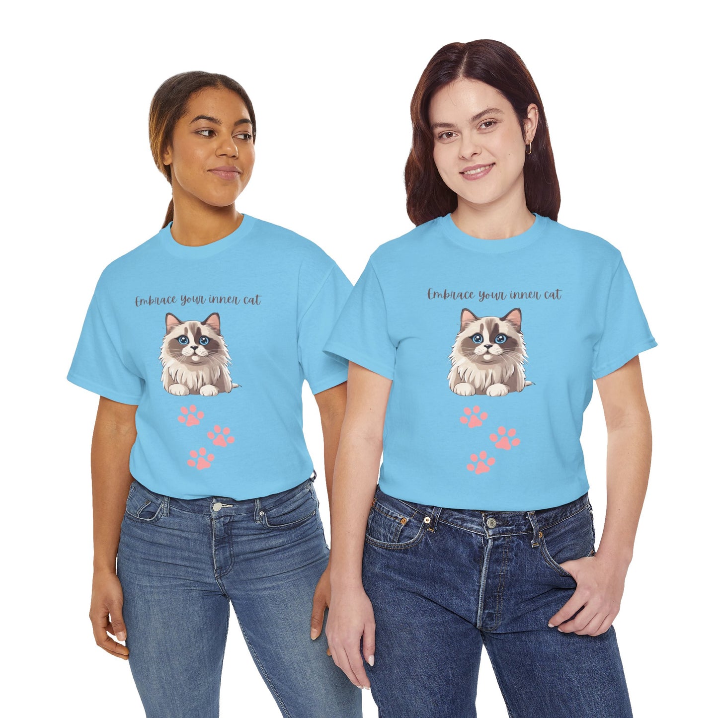 Ragdoll Cat T-Shirt Embrace Your Inner Cat Unisex Jersey Short Sleeve