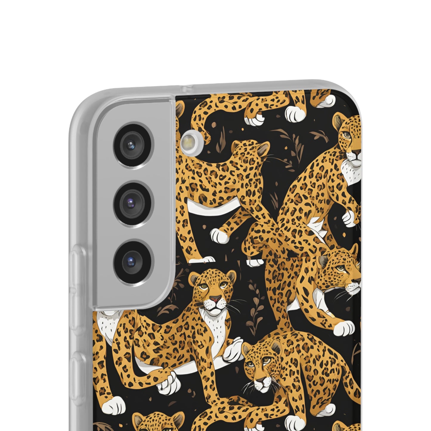 Leopard Phone Case, iPhone 15 14 13 , Samsung Galaxy Pixel Protective Case,Cat Lover Gift, Cat Lover Phone Case.Gift for Her, Gift for Mom