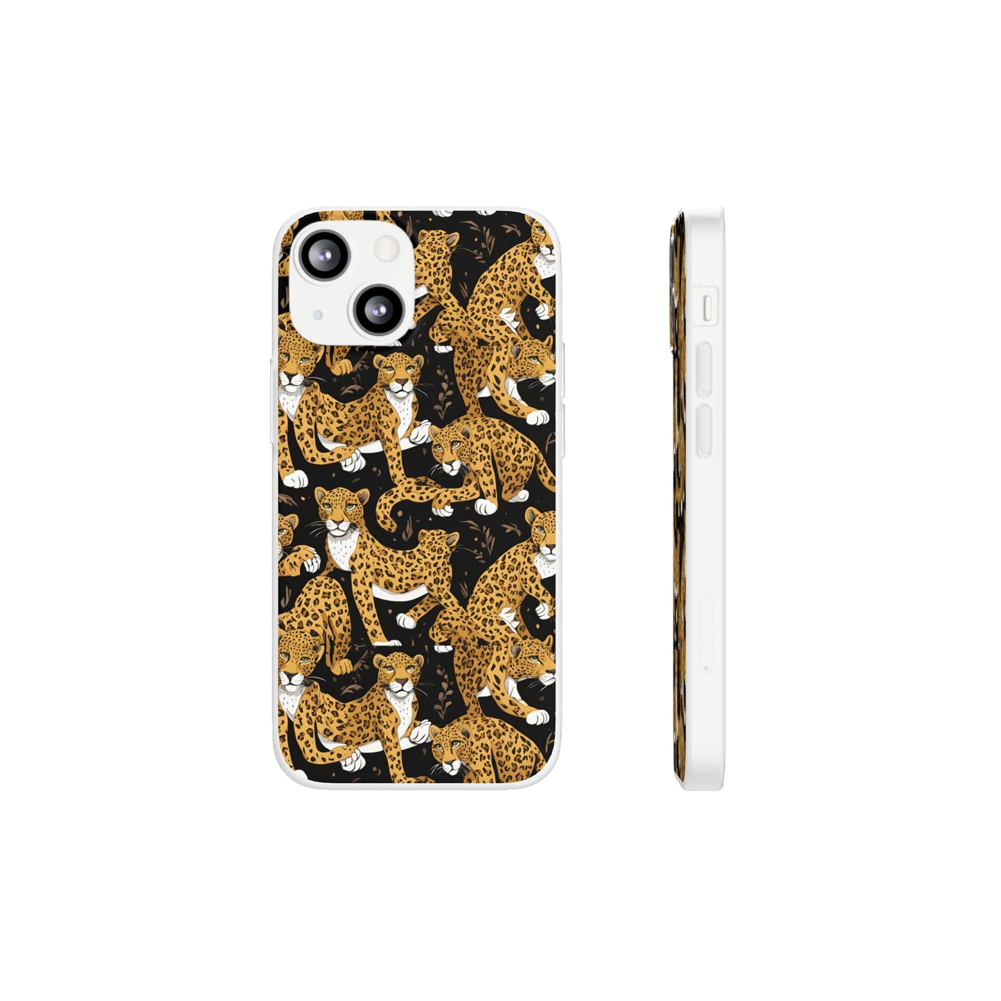 Leopard Phone Case, iPhone 15 14 13 , Samsung Galaxy Pixel Protective Case,Cat Lover Gift, Cat Lover Phone Case.Gift for Her, Gift for Mom